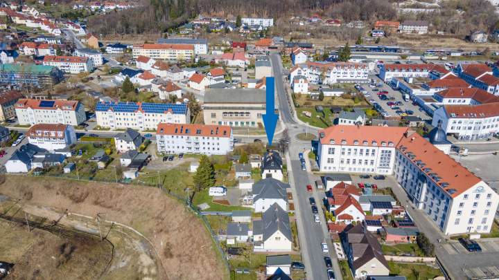 Doppelhaushälfte mit 2 Wohneinheiten, Dachterrasse und Ostseeblick in Sassnitz
