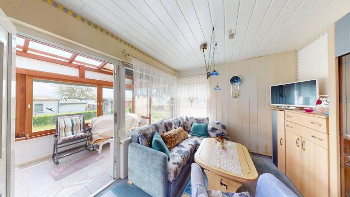 Ferienbungalow mit Wasserblick in Drigge auf der Insel Rügen