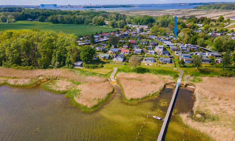 Entkernter Ferienbungalow auf Rügen