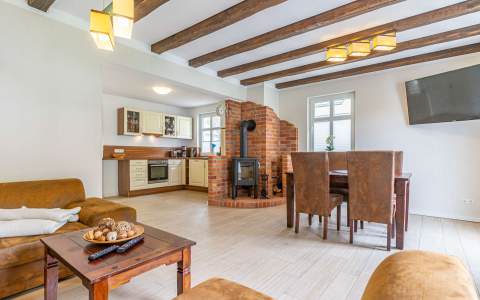 Ferienhaus - Wohnzimmer