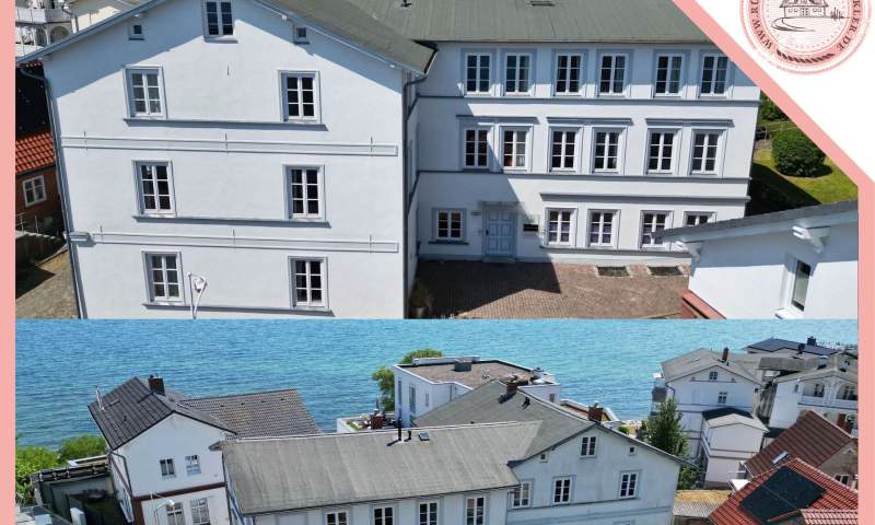 Stilvolles Appartementhaus mit 11 Ferienwohnungen an der Uferpromenade der Altstadt von Sassnitz